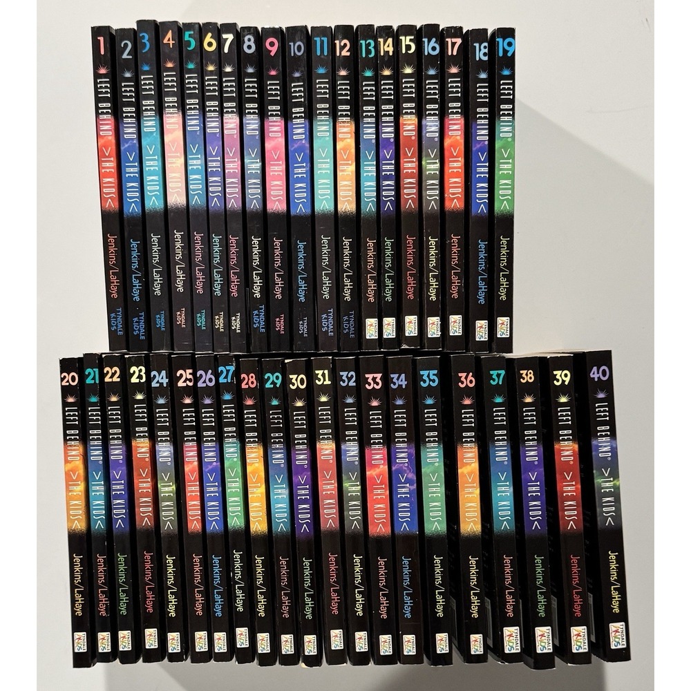 Left Behind THE KIDS Series Vol 1-40 COMPLETE SET Jenkins LaHaye Vtg Paperback